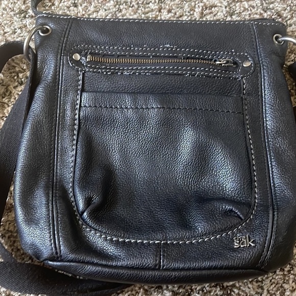 The Sak Pebbled Leather Crossbody Bag black - Picture 7 of 13